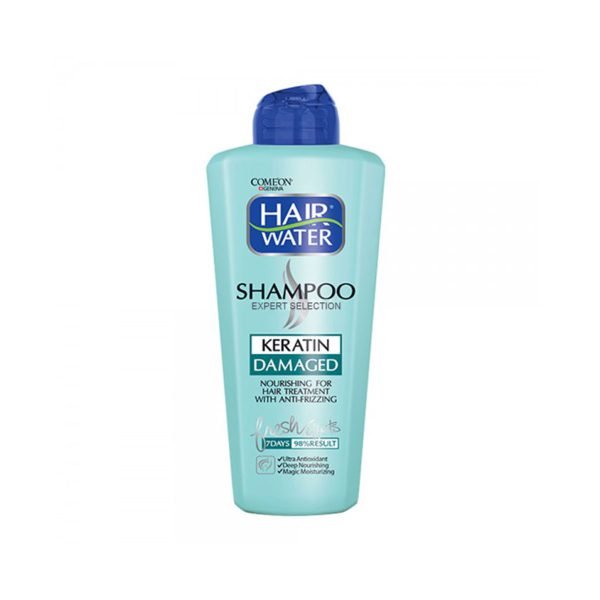 شامپو هیر واتر بدون سولفات کراتینه کامان 400 میلی لیتر-Comeon Hair Water Keratin Shampoo