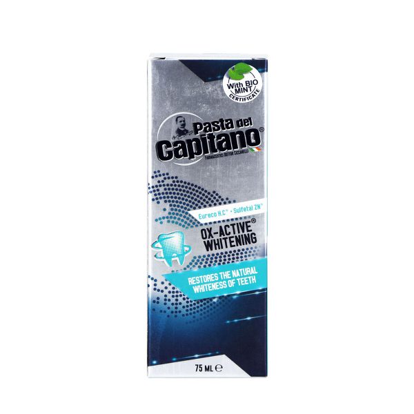 خمیر دندان سفید کننده اکتیو پاستا دل کاپیتانو-Pasta Del Capitano OX Active Whitening Toothpaste