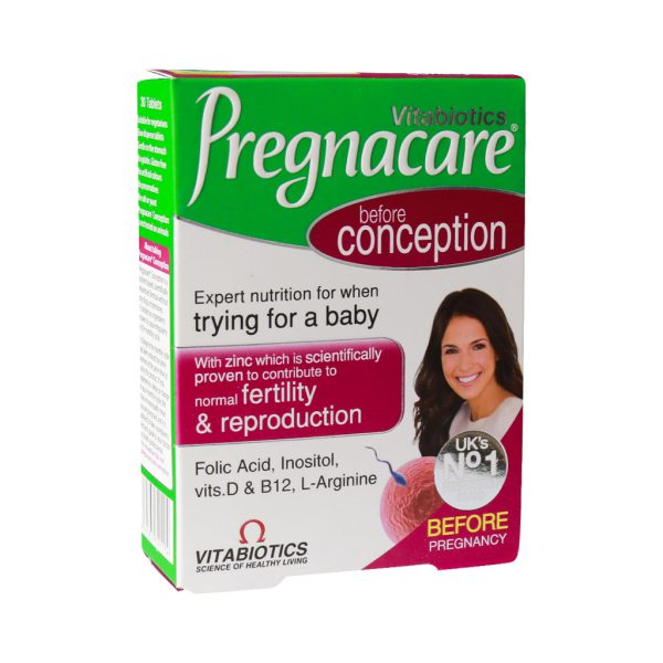 قرص پرگناکر کانسپشن ویتابیوتیکس 30 عدد-Vitabiotics Pregnacare Conception 30 Tabs