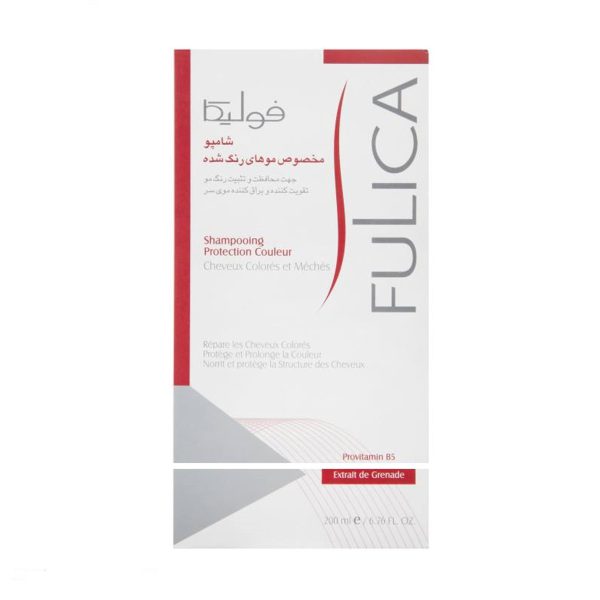 شامپو موهای رنگ شده فولیکا - Fulica Caring And Protecting Shampoo 200 ml- فولیکا