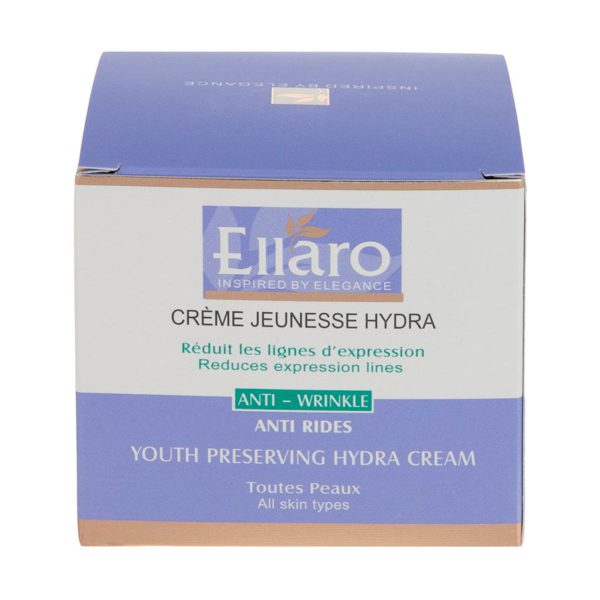 کرم یوس هیدرا الارو مناسب انواع پوست ۵۰ میلی ‎لیتر - Ellaro Jeunesse Hydra Cream For All Skins  - الارو