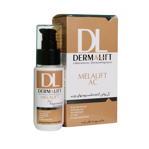 ژل روشن کننده پوست چرب درمالیفت 50 میلی لیتر - Dermalift Melalift AC For Greasy And Acne-Prone Skin  - درمالیفت