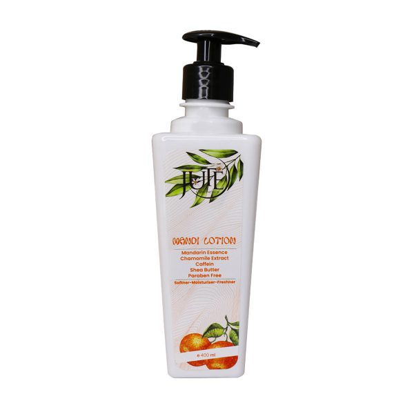 لوسیون مرطوب کننده و آبرسان بدن ماندارین ژوت 400 میلی لیتر - Jute Softner Moisturiser Freshner Mandarin Freshner - ژوت