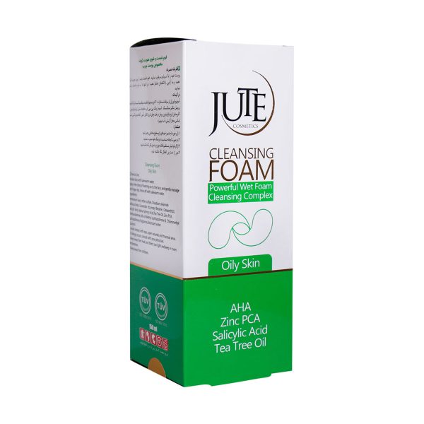 فوم شستشوی صورت پوست چرب ژوت 150 میلی لیتر-Jute Cleansing Foam For Oily Skin  - ژوت