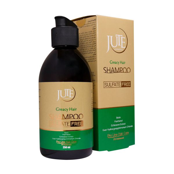 شامپو بدون سولفات موهای چرب ژوت 250 میلی لیتر- Jute Shampoo Solfate free for Greacy Hair - ژوت