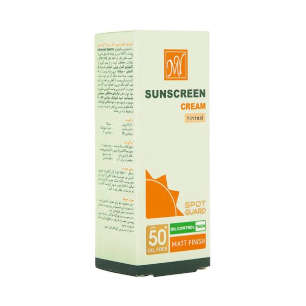 کرم ضد آفتاب بی رنگ SPF50 مای مدل اسپات گارد مناسب پوست چرب - Colorless sunscreen SPF50 My Spot Guard model suitable for oily skin 50 ml- مای