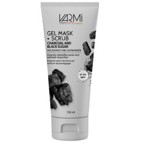 ماسک و اسکراب زغال و شکر سیاه وارمی- Varmi Gel Mask And Scrub Charcoal - وارمی