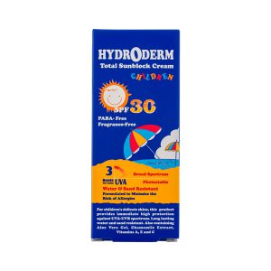 کرم ضد آفتاب کودکان SPF30 هیدرودرم ۵۰ میلی لیتر