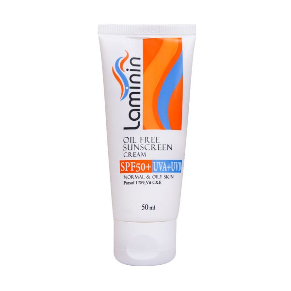 کرم ضد آفتاب فاقد چربی لامینین SPF50- Oil Free Sunscreen Cream - لامینین