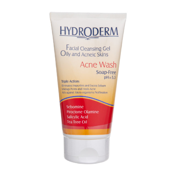 ژل شستشو پوست چرب هیدرودرم ۱۵۰ میلی لیتر-Hydroderm Acne Wash Gel 150 m