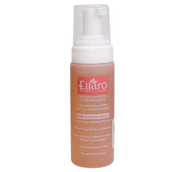 فوم شستشوی صورت کامفورتینگ پوست نرمال تا خشک الارو-COMFORTING WASHING FOAM 200ML ELLARO