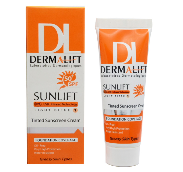 کرم ضد آفتاب SPF50 پوست چرب درمالیفت 40 میلی لیتر-Dermalift Sunlift SPF50⁺ Oil Free Cream 40 ml