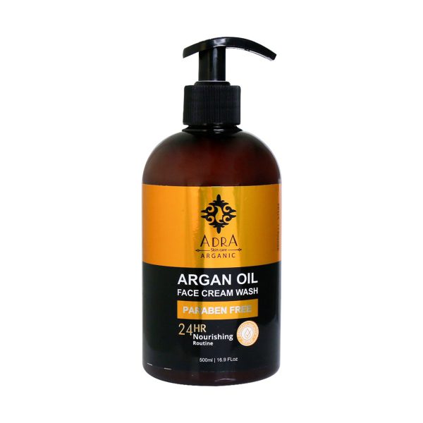 ژل شستشوی صورت کرمی روغن آرگان- Argan Oil Face Cream Wash- آدرا