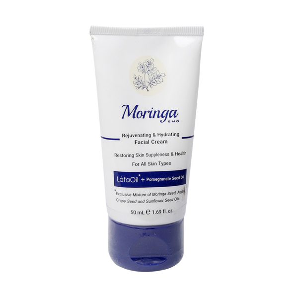 کرم آبرسان و جوان کننده صورت مورینگا امو مناسب انواع پوست - Moringa Emo Rejuvenating And Hydrating Facial Cream For All Skin Types - مورینگا