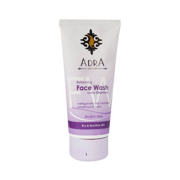 ژل شستشوی صورت آدرا مناسب پوست های خشک و حساس ۱۵۰ میلی لیتر _ Adra Refreshing Face Wash For Dry & Sensitive Skin _ آدرا