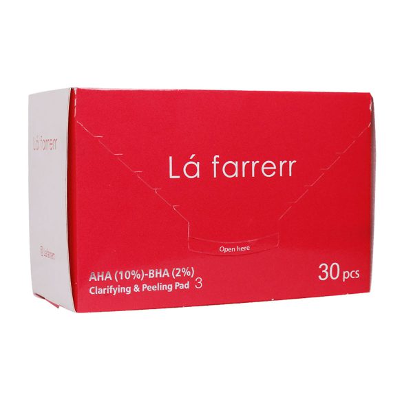 پد پاکسازی کننده و لایه بردار-  AHA 10 - Lafarrerr Clarifying And Peeling Pad - لافارر