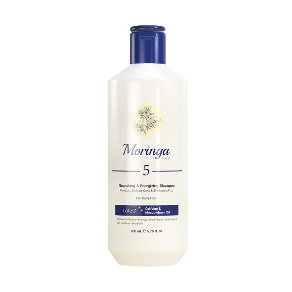 شامپو انرژی بخش موی فر 5- Energizing Shampoo For Curly Hair 5- مورینگا