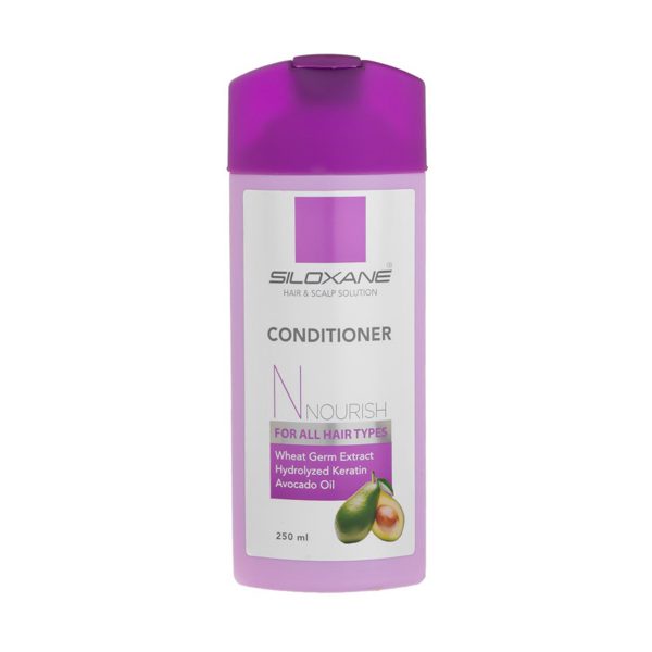 نرم کننده مو سیلوکسان حاوی روغن های گیاهی - SILOXANE NOURISH CONDITIONER FOR ALL HAIR TYPES 250 ML- سیلوکسان