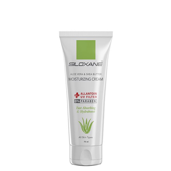 کرم تقویت و مرطوب کننده انواع پوست حاوی عصاره آلوئه ورا - Siloxane Moisturizing Cream For All Skin Types 75ml - سیلوکسان