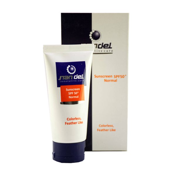 کرم ضد آفتاب نرمال SPF50 بدون رنگ- Nandel Normal SPF50 Colorless Sunscreen Cream - ناندل