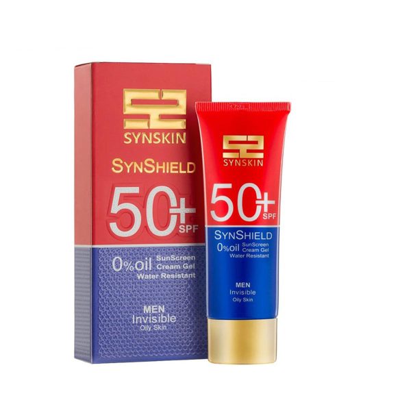 کرم ژل ضد آفتاب ساین شیلد مخصوص آقایان ـ Synshield Sunscreen Cream Gel For Men ـ ساین اسکین