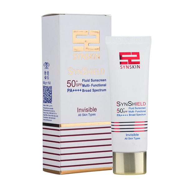 ضد آفتاب فلوئید ساین شیلد بی رنگ ـ Invisible Synshield Fluid Sunscreen ـ ساین اسکین