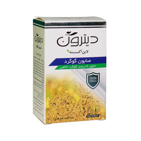 صابون گوگرد 9 درصد دیترون مناسب پوست های چرب جوش دار و مختلط - Ditron Sulfur Soap 9% - دیترون