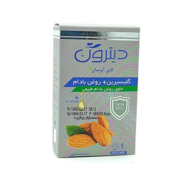 صابون گلیسیرینه شفاف بادام- Glycerin Transparent Almond Oil Soap - دیترون