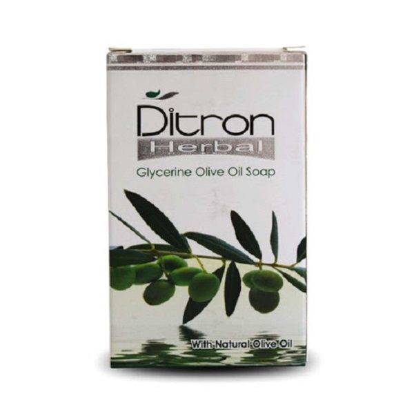 صابون گلیسیرینه زیتون دیترون مناسب پوست های خشک و خیلی خشک - Ditron Glycerin Transparent Olive Oil Soap For Dry Skins - دیترون