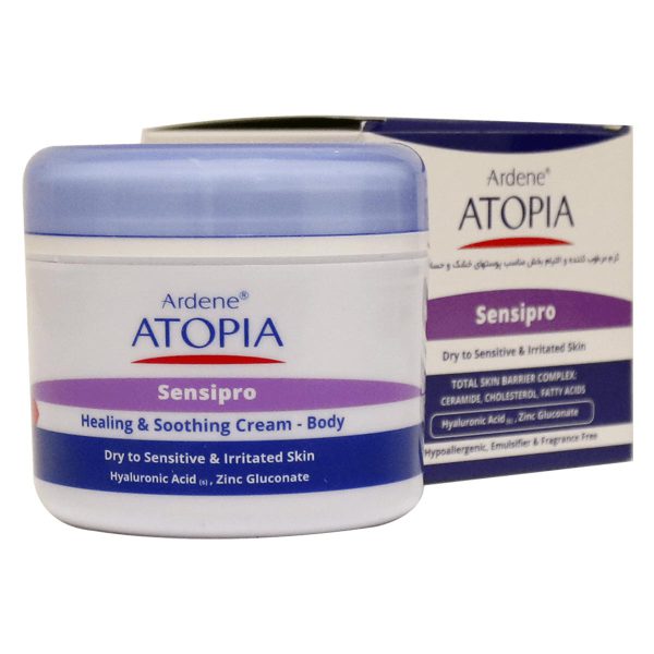 کرم مرطوب کننده و التیام بخش بدن سنسی پرو ـ Sensipro Body Healing And Soothing Cream ـ آردن اتوپیا