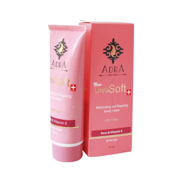 کرم تیوپی دست و صورت آدرا حاوی روغن گل سرخ 75 میلی لیتر ـ Adra Moisturizing And Repairing Luxury Cream ـ ادرا