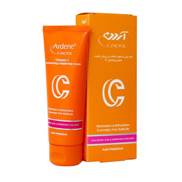 کرم روز مرطوب کننده و روشن کننده تیوپی حاوی ویتامین C آردن - Arden Vitamin C Moisturizing And Brightening Cream - آردن