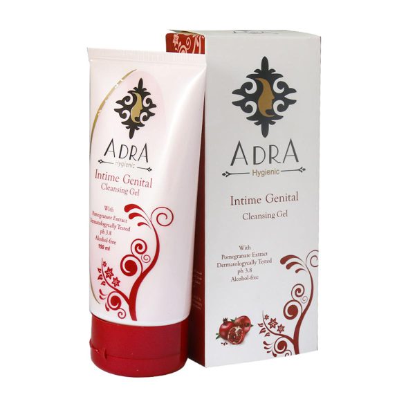 ژل بهداشتی بانوان آدرا حاوی عصاره انار ـ Adra Intime Genitral Cleansing Gelـ آدرا