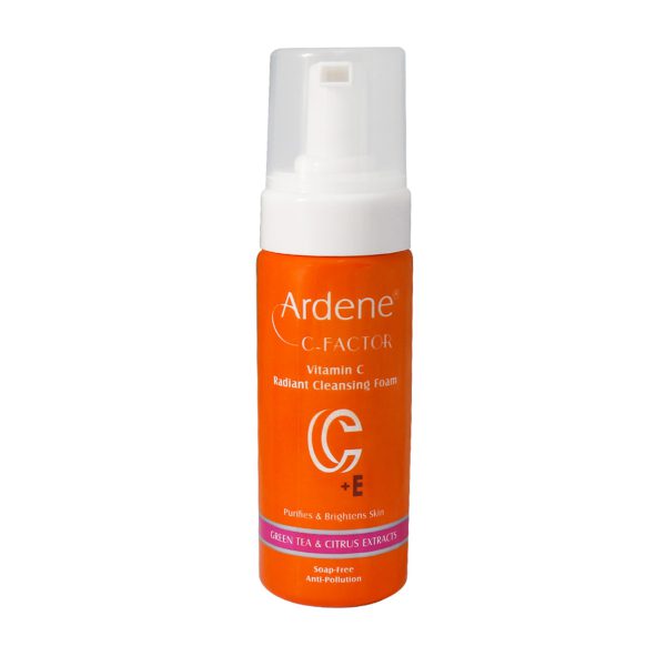 فوم شوینده و شفاف کننده صورت آردن حاوی ویتامین سی- Arden Vitamin C Radiant Cleansing Foam - آردن