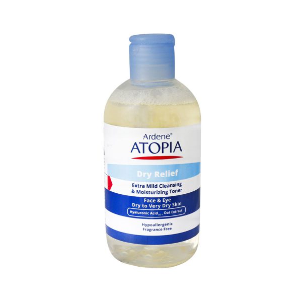 تونیک پاک کننده و مرطوب کننده بسیار ملایم صورت و اطراف چشم آتوپیا آردن 250 گرم_ Atopia Ardene Face and Eye Cleansing and Moisturizing_آردن آتوپیا