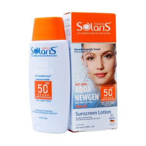 لوسیون ضد آفتاب آبی نیوژن SPF50 _ Aqua آردن سولاریس