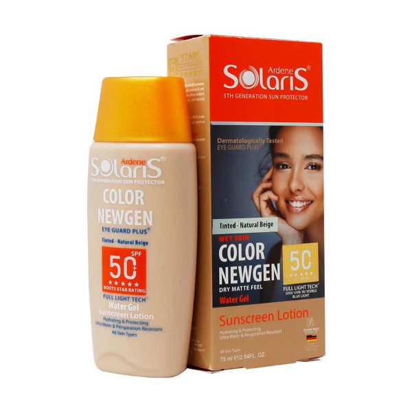 لوسیون ضد آفتاب کالر نیوژن SPF50 ـ Color Newgen Sunscreen Lotion SPF50 ـ آردن سولاریس