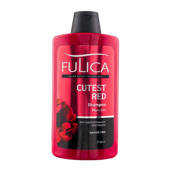 شامپو تثبیت کننده و محافظ موهای قرمز 400 میل فولیکا  ـ Fulica Shampoo Cutest Red ـ فولیکا