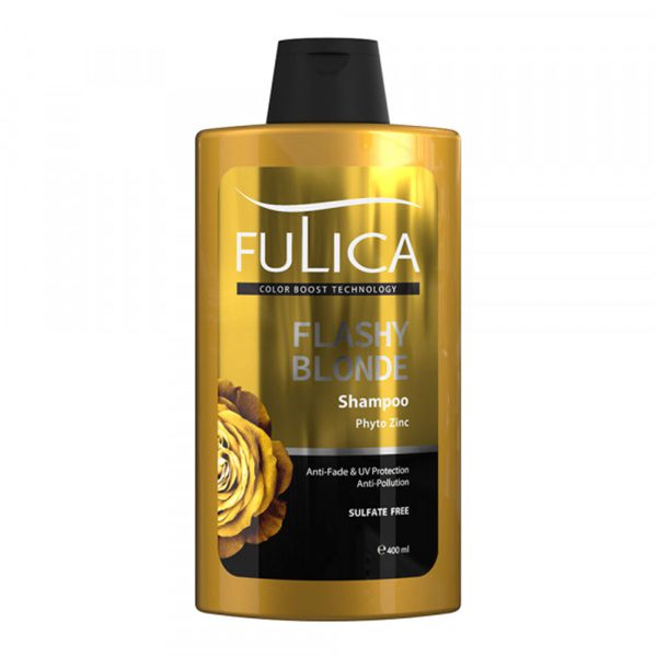 شامپو تثبیت کننده و محافظ موهای رنگ شده (موهای بلوند) فولیکا ـ Flashy Blonde Shampoo FULICA ـ فولیکا