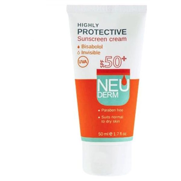 کرم ضدآفتاب فاقد چربی هایلی پروتکتیو - Highly Protective Oil Free Sunscreen Cream SPF50 - نئودرم