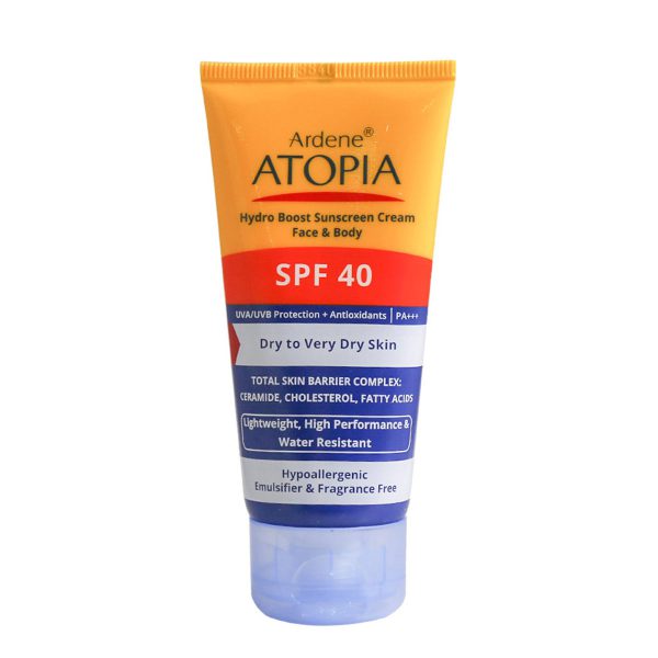 کرم ضد آفتاب آتوپیا آردن SPF40 مناسب پوست خشک 50 گرم