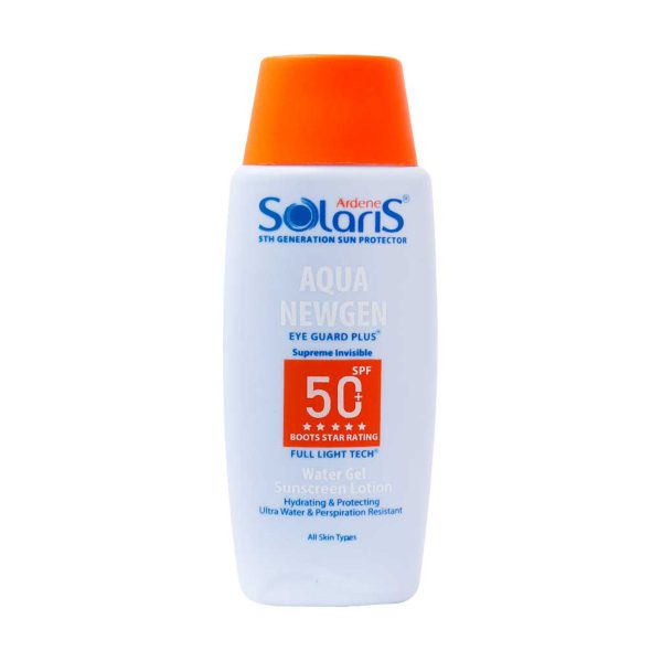 لوسیون ضد آفتاب آبی نیوژن SPF50 _ Aqua آردن سولاریس