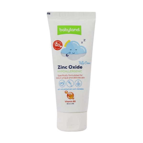 کرم حاوی زینک اکساید پای کودک ـ Babyland Baby Zinc Oxide Cream ـ بی بی لند