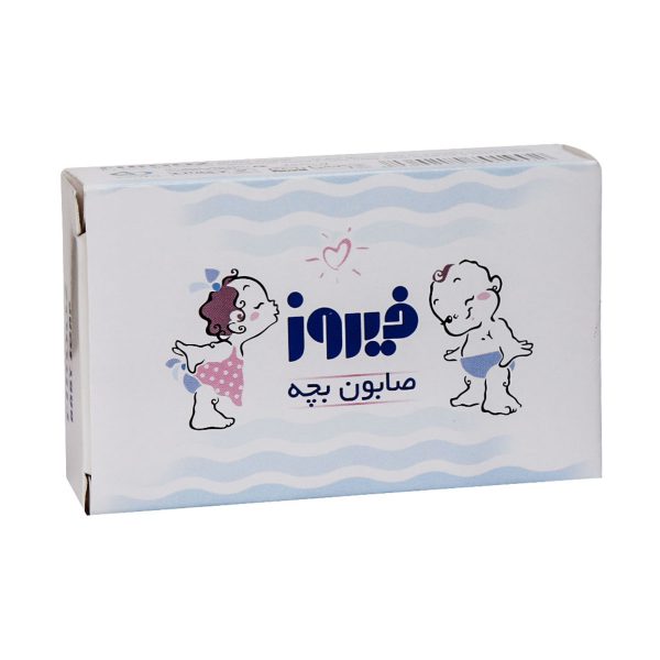 صابون بچه فیروز حاوی روغن نارگیل 75 گرم _ Firooz Baby Soap With Coconut Oil _ فیروز