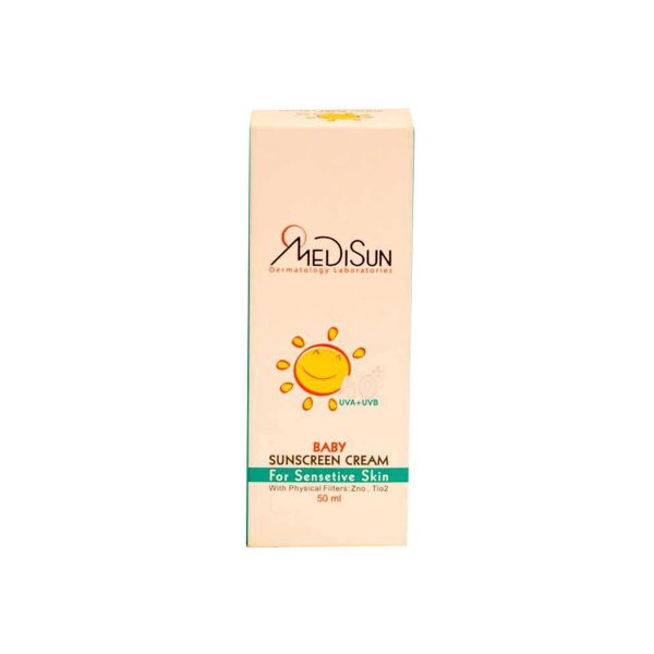 کرم ضد آفتاب کودکان مخصوص پوست حساس ـ Baby Sunscreen Cream ForSensetive Skin ـ مدیسان