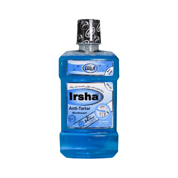 دهانشویه ضد عفونی کننده آنتی تار تار ایرشا 250 میلی لیتر ـ Irsha Anti Tartar Mouthwash ـ ایرشا