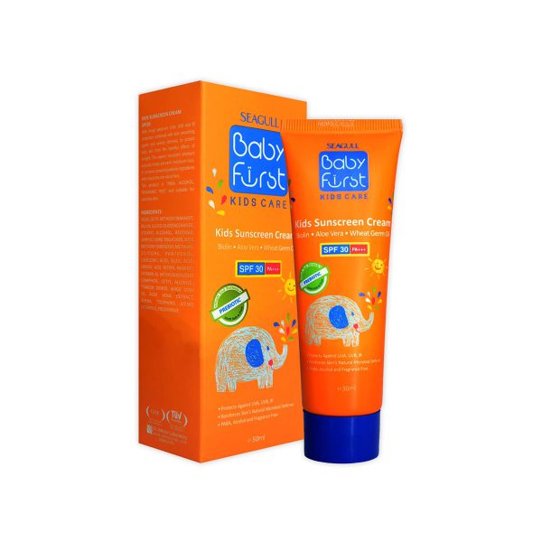 کرم ضد آفتاب کودکان  SPF30 بیبی فرست سی گل حجم 50 میلی لیتر ـBaby First Sunscreen Cream For Children SPF 30 ـ سی گل