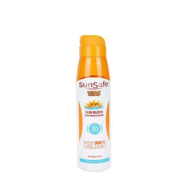 اسپری ضد آفتاب کودکان SPF30 ـKids Sun Block Continuous Spray SPF30 ـ سان سیف