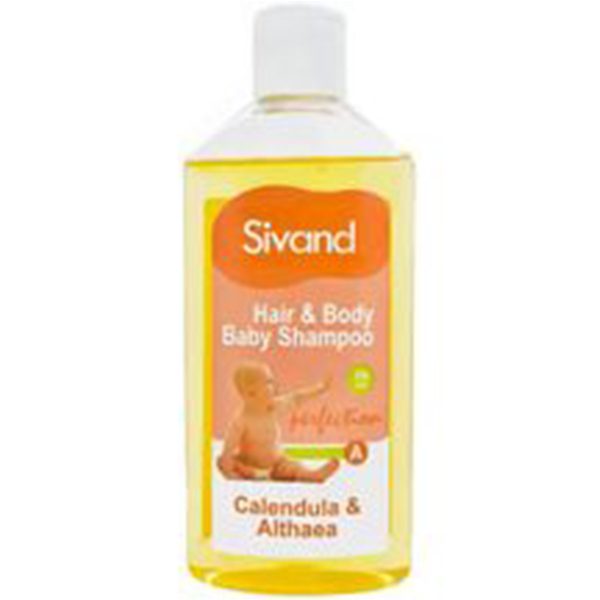 شامپو سر و بدن کودک حاوی عصاره کالاندولا و گل ختمی سیوند -  Sivand Hair & Body Calendula & Althaea Babay Shampoo