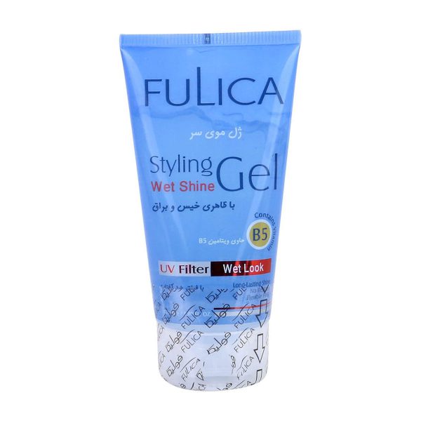 ژل حالت دهنده خیس فولیکا مناسب انواع مو ۱۵۰ میلی لیتر ـ Fulica Styling Wet Shine Gelـ فولیکا